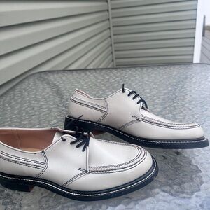 Wolverine White and Black Women's Oxfords Derby Creepers